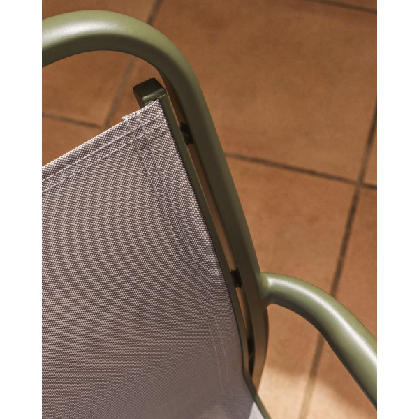 Вуличний стілець La Forma Luri O00647T019 Зелений/бежевий-3