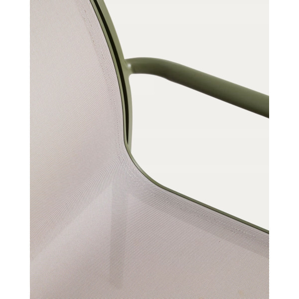 Вуличний стілець La Forma Luri O00647T019 Зелений/бежевий-10