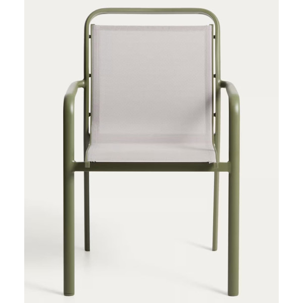 Вуличний стілець La Forma Luri O00647T019 Зелений/бежевий-5