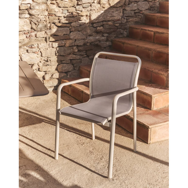 Вуличний стілець La Forma Luri O00647T039 Екрю/бежевий-1