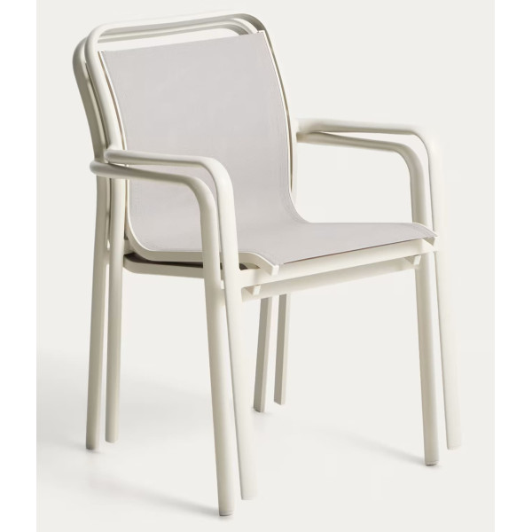 Вуличний стілець La Forma Luri O00647T039 Екрю/бежевий-14