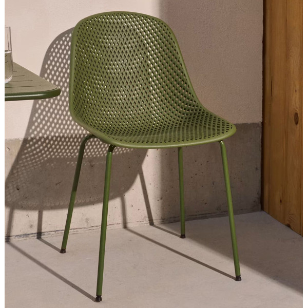 Стул La Forma QUINBY CC1222PL06 Зеленый-0