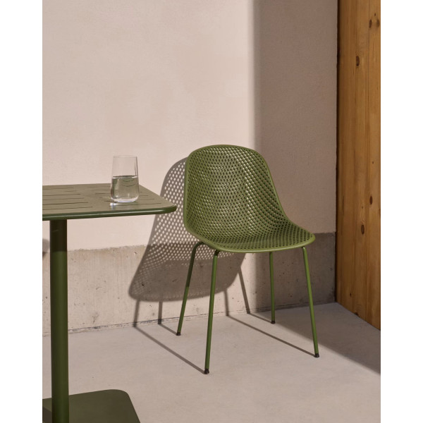 Стул La Forma QUINBY CC1222PL06 Зеленый-1