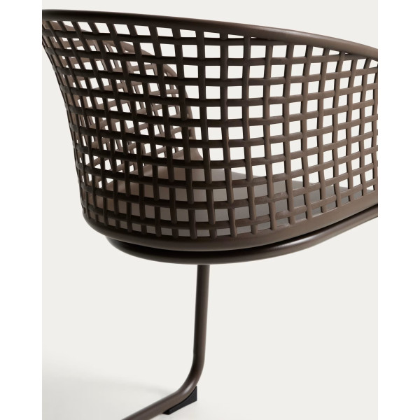 Вуличний стілець La Forma Tenaro O00613PL09 Коричневий-10