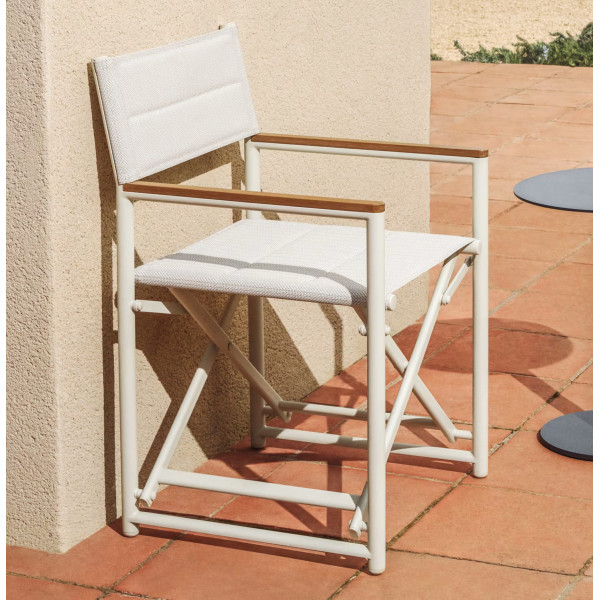 Складний вуличний стілець La Forma Tisno C00336TL12 Екрю-0