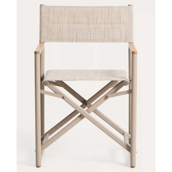 Складной уличный стул La Forma Tisno C00337TL39 Бежево-серый-5