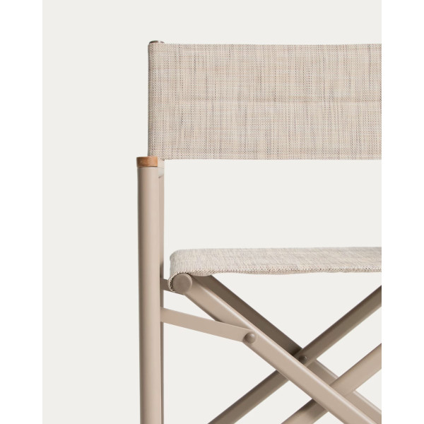 Складной уличный стул La Forma Tisno C00337TL39 Бежево-серый-10