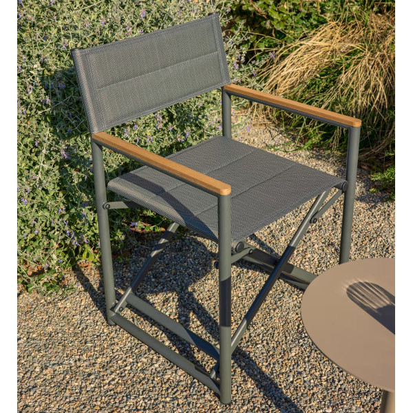 Складной уличный стул La Forma Tisno O00682TL15 Серый-2