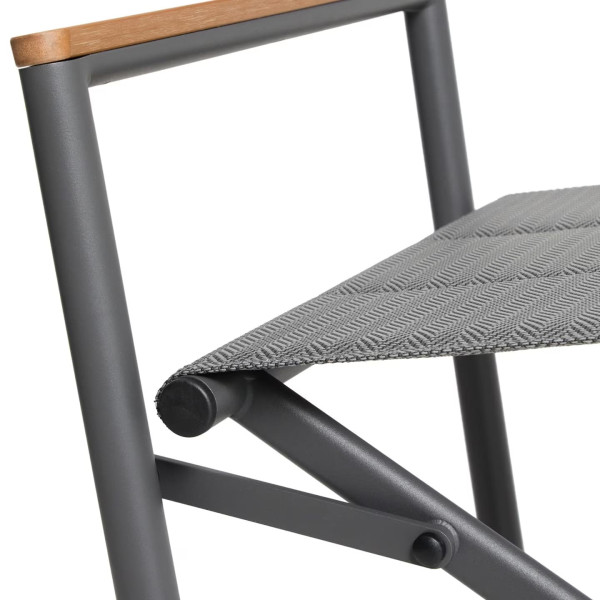 Складной уличный стул La Forma Tisno O00682TL15 Серый-11