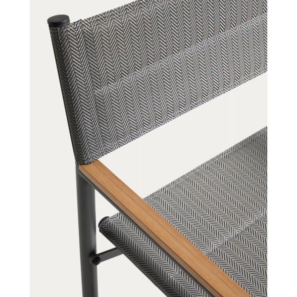 Складной уличный стул La Forma Tisno O00682TL15 Серый-12