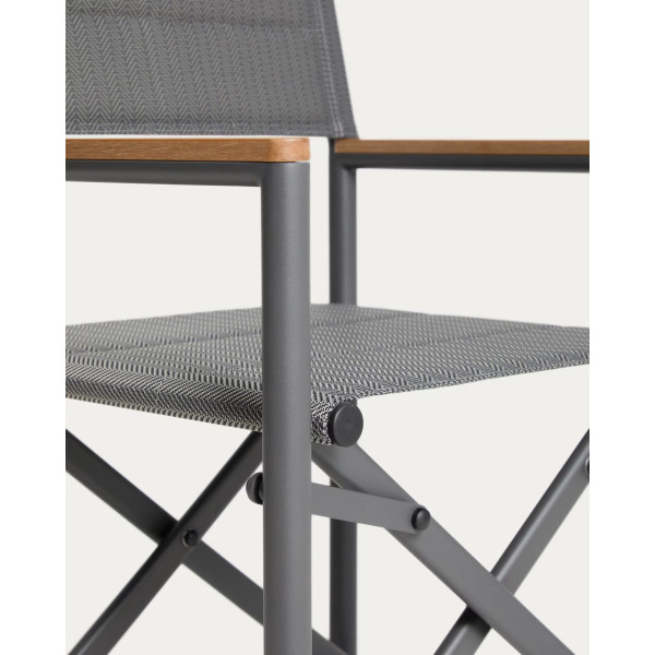 Складной уличный стул La Forma Tisno O00682TL15 Серый-10