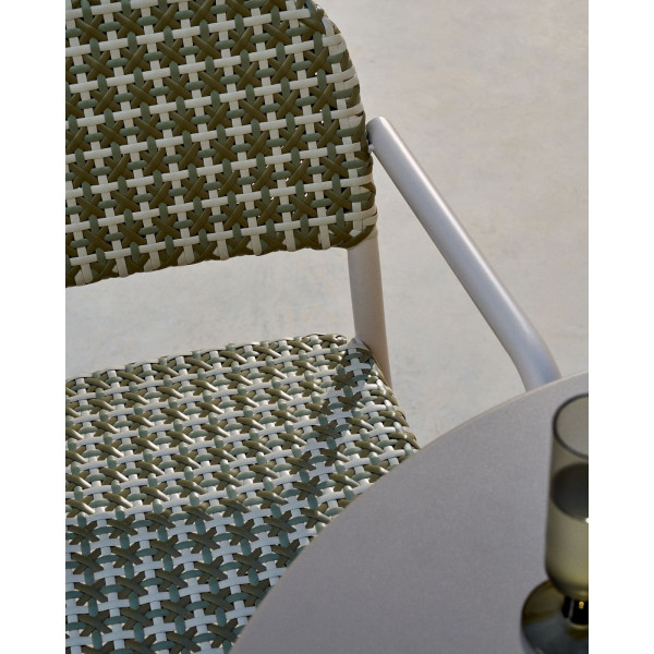 Садовый стул La Forma Tuccia O00110NW20 Бежево-зеленый-2