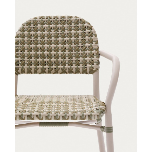 Садовый стул La Forma Tuccia O00110NW20 Бежево-зеленый-5