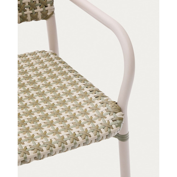 Садовый стул La Forma Tuccia O00110NW20 Бежево-зеленый-7