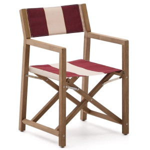 Стул складной La Forma Vilara CC00161AC34 Красный/бежевый