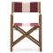 Стул складной La Forma Vilara CC00161AC34 Красный/бежевый-3-thumb