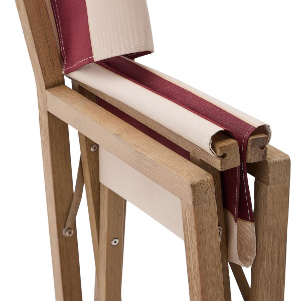 Стул складной La Forma Vilara CC00161AC34 Красный/бежевый-9