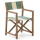 Стул складной La Forma Vilara CC00161AL06 Зеленый/бежевый