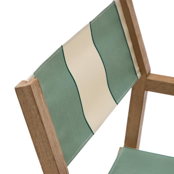 Стул складной La Forma Vilara CC00161AL06 Зеленый/бежевый-8