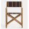 Стул складной La Forma Vilara CC00161HK08 Коричневый/бежевый-1-thumb