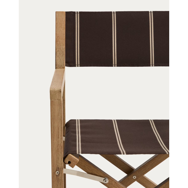 Стул складной La Forma Vilara CC00161HK08 Коричневый/бежевый-4