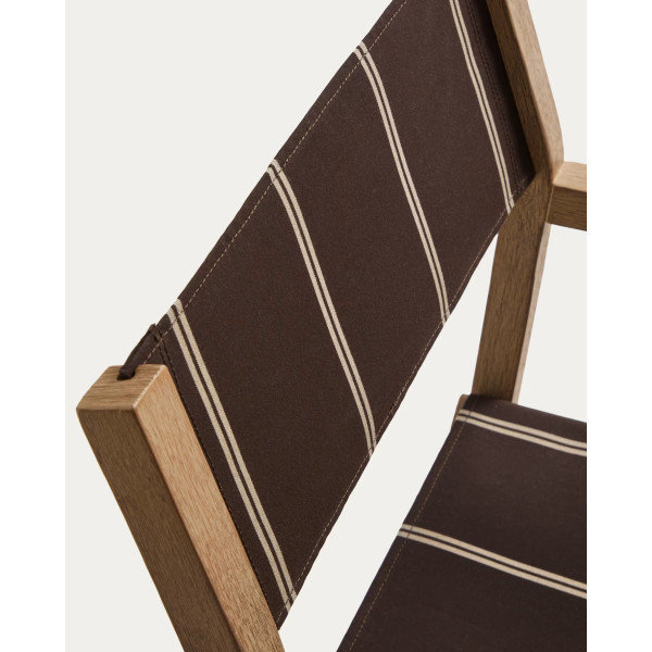 Стул складной La Forma Vilara CC00161HK08 Коричневый/бежевый-6