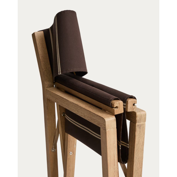 Стул складной La Forma Vilara CC00161HK08 Коричневый/бежевый-7