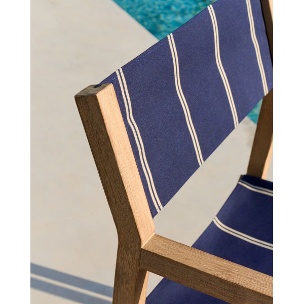 Стул складной La Forma Vilara CC00161HK25 Синий/бежевый-3