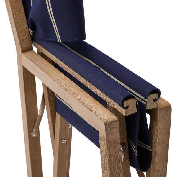 Стул складной La Forma Vilara CC00161HK25 Синий/бежевый-10