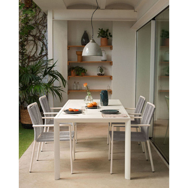Обеденный стол La Forma CULIP J0100008NN02 Белый 90х180 см-1