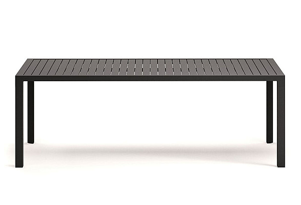 Обідній стіл La Forma CULIP J0100037NN02 Сірий 100х220 см-0