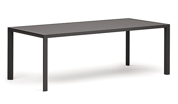 Обідній стіл La Forma CULIP J0100037NN02 Сірий 100х220 см-1