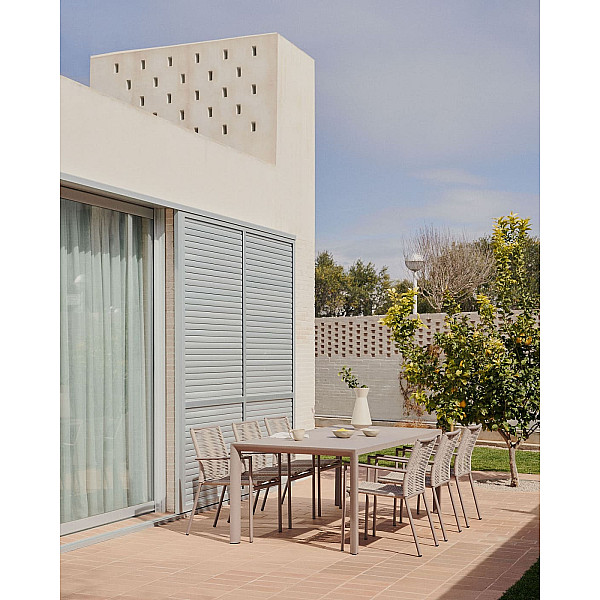 Обеденный стол La Forma CULIP J0100037NN12 Коричневый 100х220 см-1