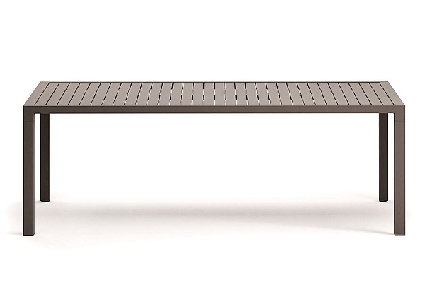 Обеденный стол La Forma CULIP J0100037NN12 Коричневый 100х220 см-0