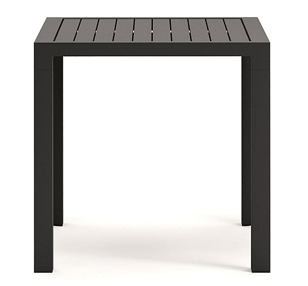 Обідній стіл La Forma CULIP J0100038NN02 Сірий 77х77 см-0