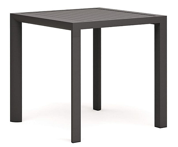 Обідній стіл La Forma CULIP J0100038NN02 Сірий 77х77 см-1