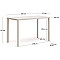 Обідній стіл La Forma CULIP J0100040NN05 Білий 77х150 см-4-thumb