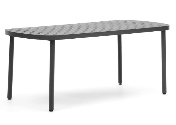 Обеденный стол садовый La Forma JONCOLS J0800007NN02 Серый 180 х 90 см-1