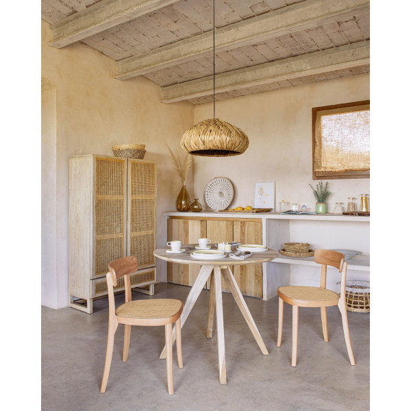 Обеденный садовый стол La Forma MAIAL CC2125M47 Ø 90 см-1