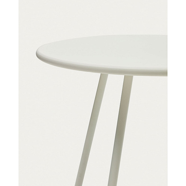 Обеденный стол садовый La Forma MONTJOI J0400004NN05 Белый Ø 70 см-3