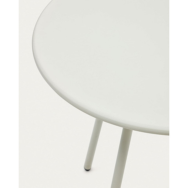 Обеденный стол садовый La Forma MONTJOI J0400004NN05 Белый Ø 70 см-4