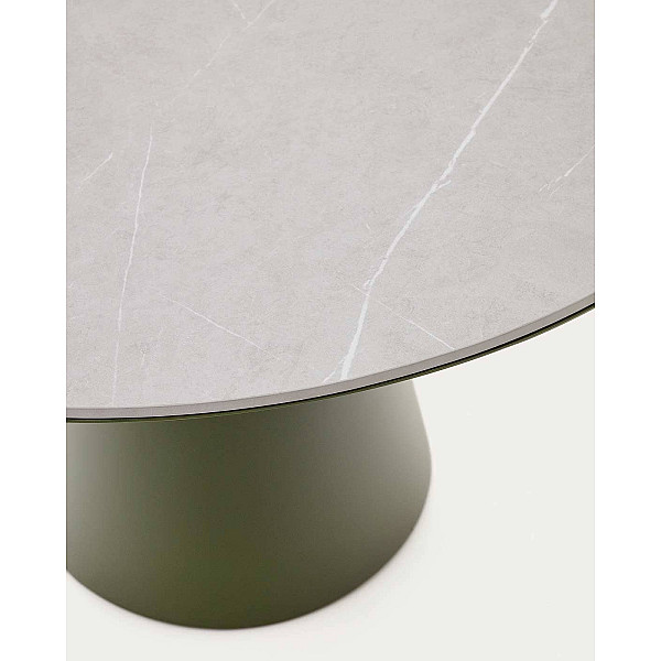 Обідній стіл La Forma TUDONS J0100060NN06 Зелений Ø 120 см-3