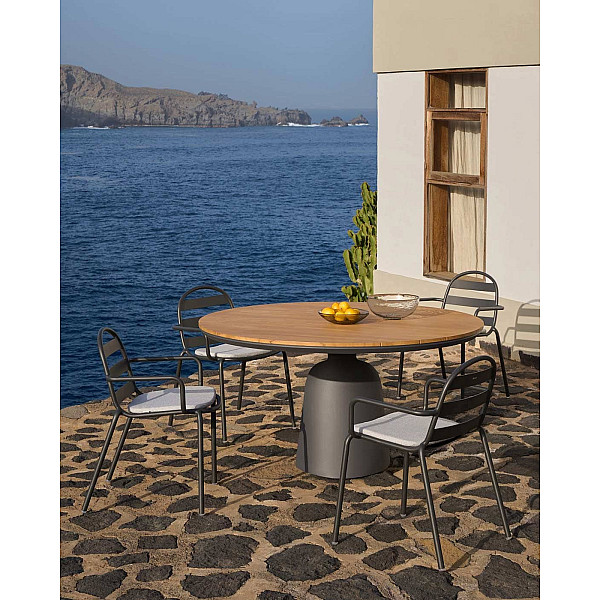 Обідній стіл La Forma TUDONS J0100106NN02 Ø 120 см-0