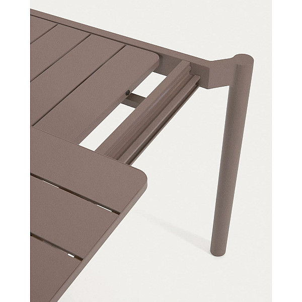 Раскладной обеденный садовый стол La Forma ZALTANA CC6031R10 Коричневый 180 (240) x 100 см-6
