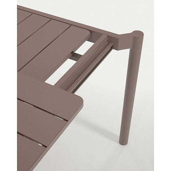 Розкладний обідній садовий стіл La Forma ZALTANA LH0722R10 Коричневий 140 (200) x 90 см-7