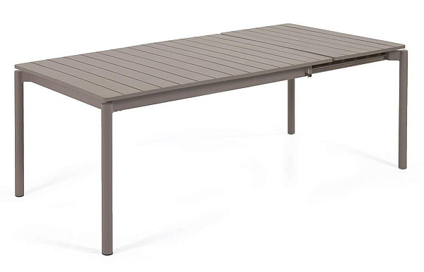 Розкладний обідній садовий стіл La Forma ZALTANA LH0722R10 Коричневий 140 (200) x 90 см-4