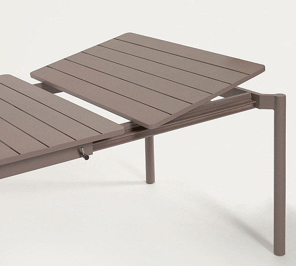 Розкладний обідній садовий стіл La Forma ZALTANA LH0722R10 Коричневий 140 (200) x 90 см-5