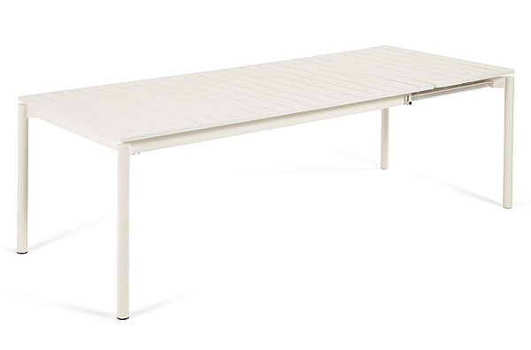 Раскладной обеденный садовый стол La Forma ZALTANA CC6031R33 Белый 180 (240) x 100 см-9