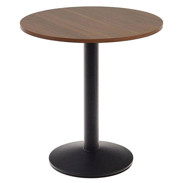 Cтіл La Forma DINA T09010WM41 Горіх Ø 70 см-0