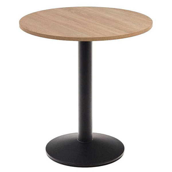 Стіл La Forma DINA T09010WM46 Натуральний Ø 70 см-0